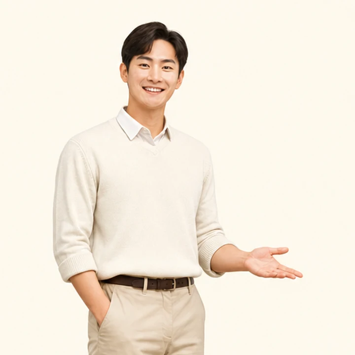무직자 중고차 장기렌트 상담 신청을 안내하는 담당자
